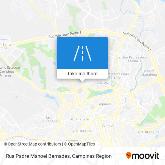 Rua Padre Manoel Bernades map