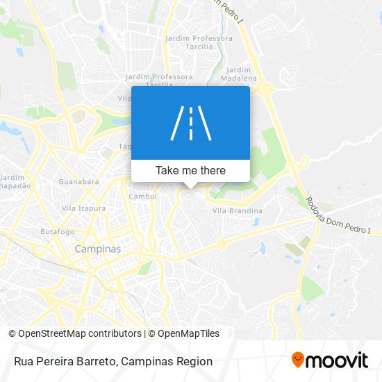 Rua Pereira Barreto map