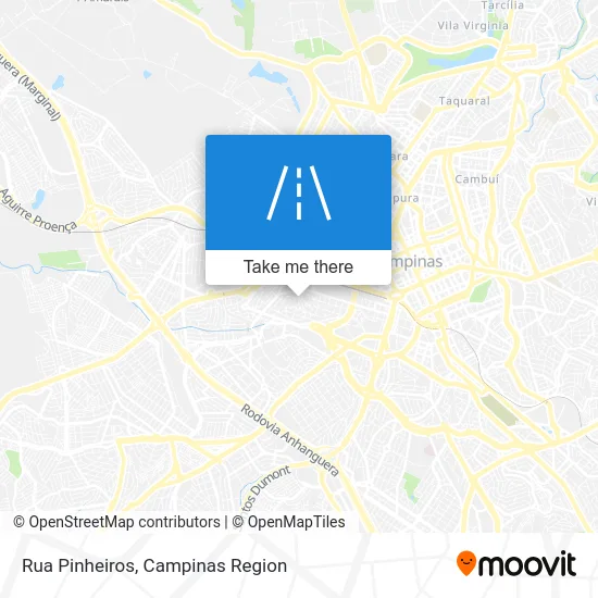 Rua Pinheiros map