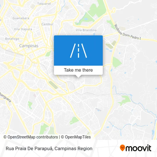 Rua Praia De Parapuã map