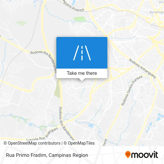 Rua Primo Fradim map