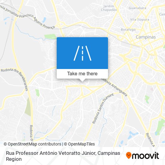 Rua Professor Antônio Vetoratto Júnior map