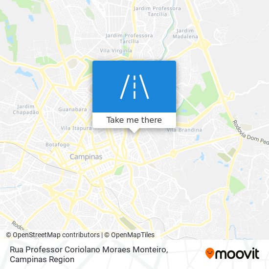 Rua Professor Coriolano Moraes Monteiro map