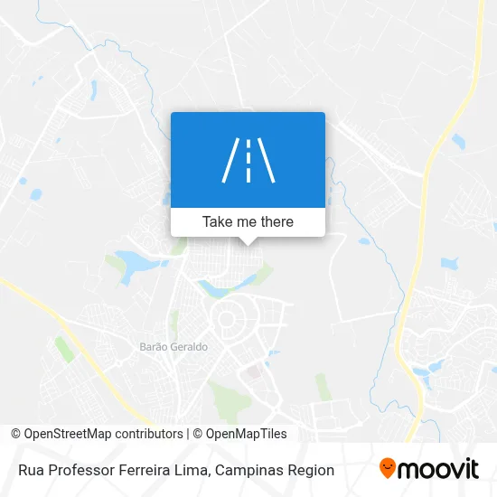 Rua Professor Ferreira Lima map