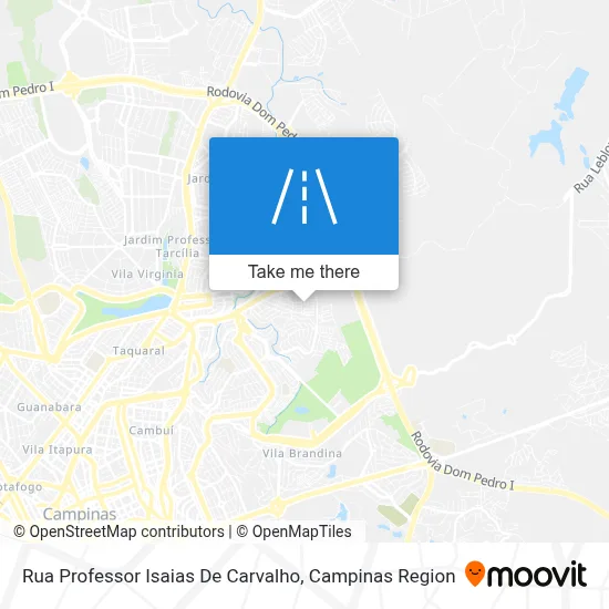 Rua Professor Isaias De Carvalho map