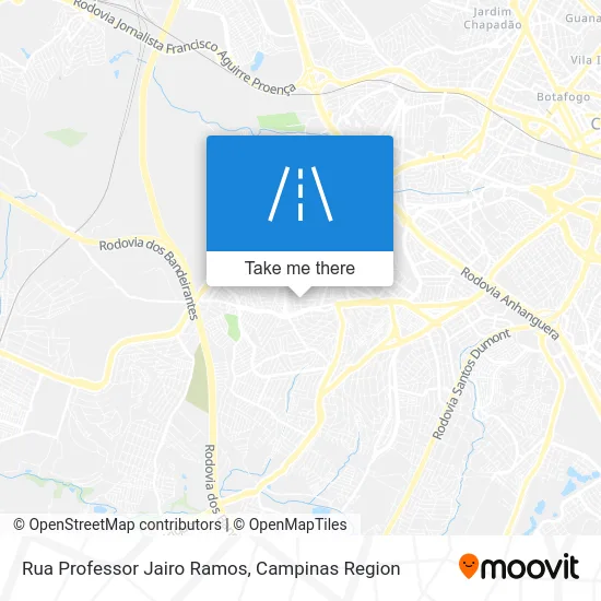 Rua Professor Jairo Ramos map