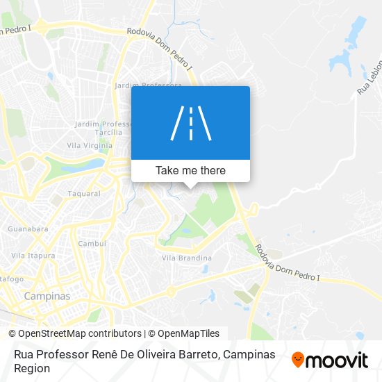 Rua Professor Renê De Oliveira Barreto map