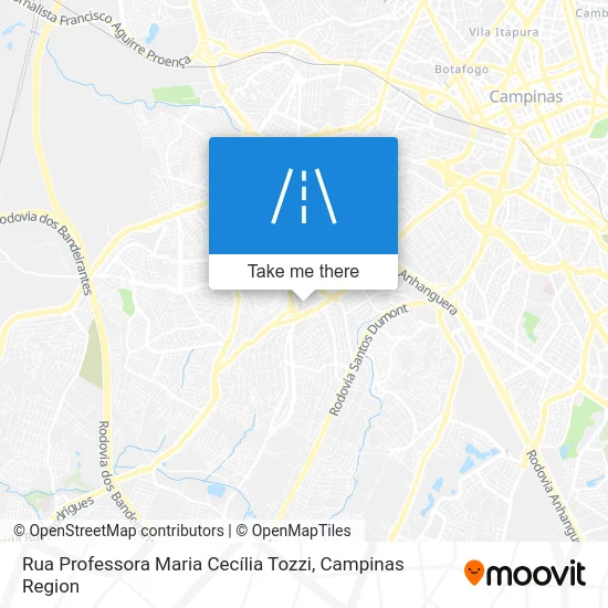 Rua Professora Maria Cecília Tozzi map