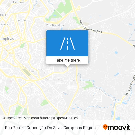 Mapa Rua Pureza Conceição Da Silva