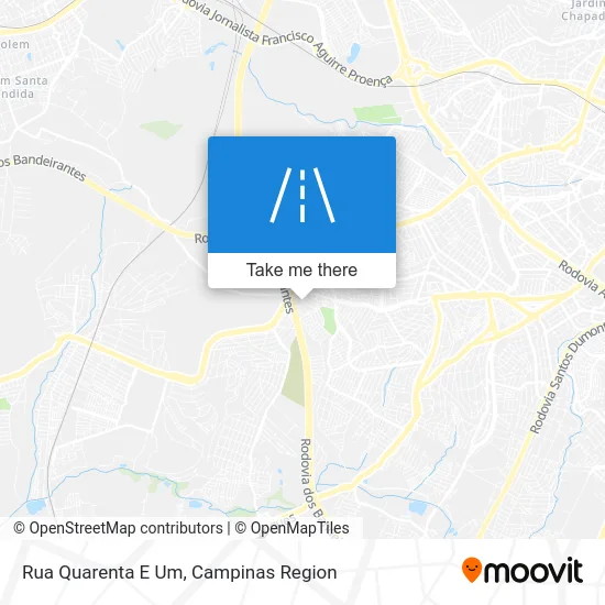 Rua Quarenta E Um map