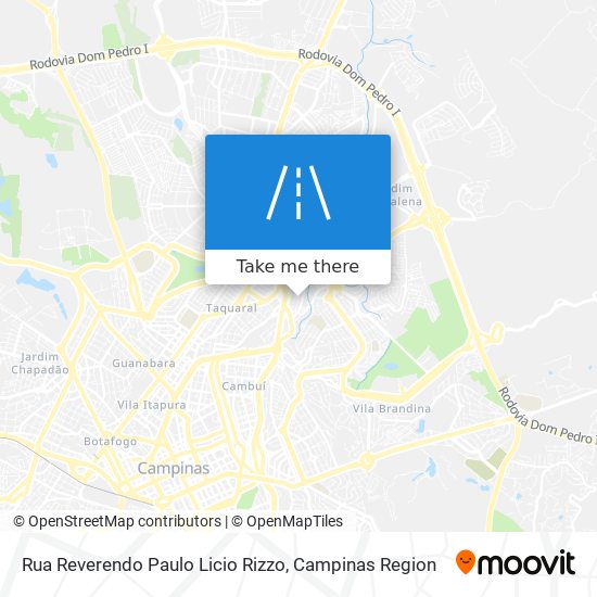 Rua Reverendo Paulo Licio Rizzo map