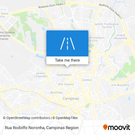 Mapa Rua Rodolfo Noronha