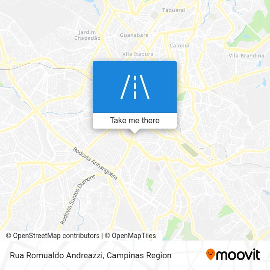 Rua Romualdo Andreazzi map