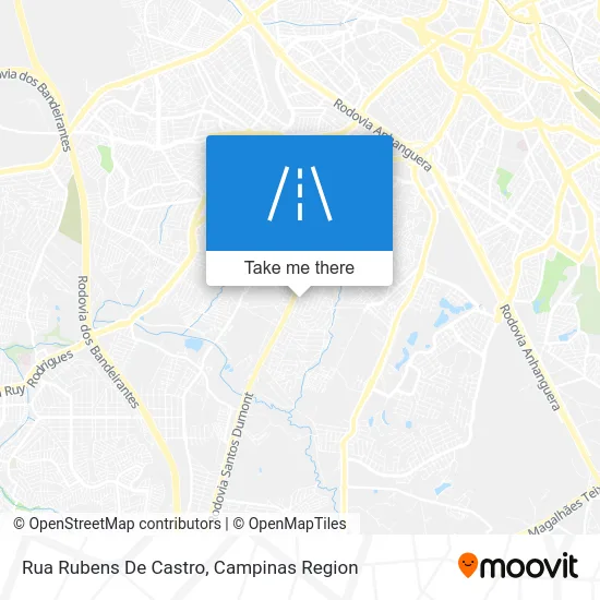 Rua Rubens De Castro map