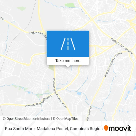 Rua Santa Maria Madalena Postel map