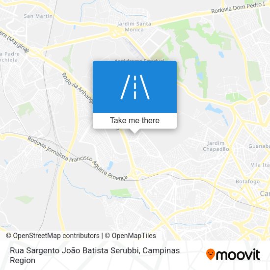 Rua Sargento João Batista Serubbi map
