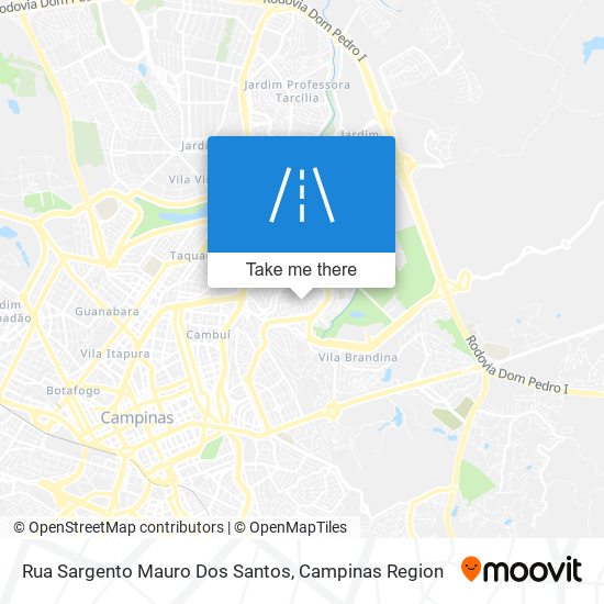 Rua Sargento Mauro Dos Santos map