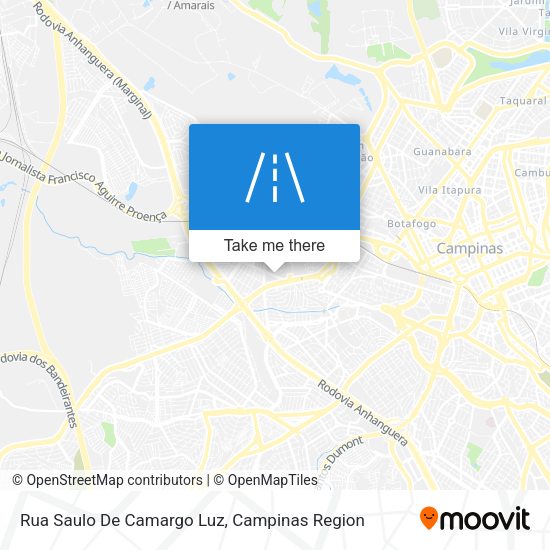 Rua Saulo De Camargo Luz map