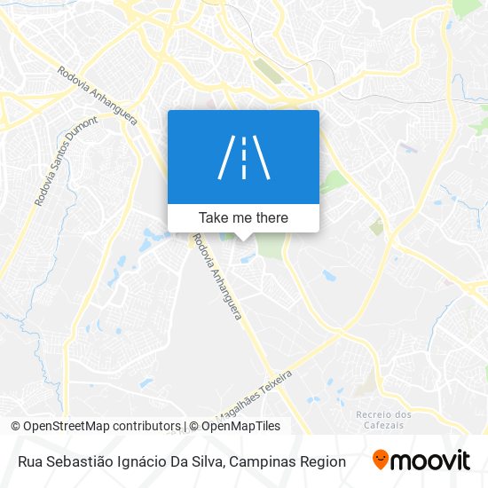 Mapa Rua Sebastião Ignácio Da Silva