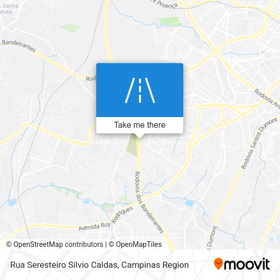 Rua Seresteiro Sílvio Caldas map