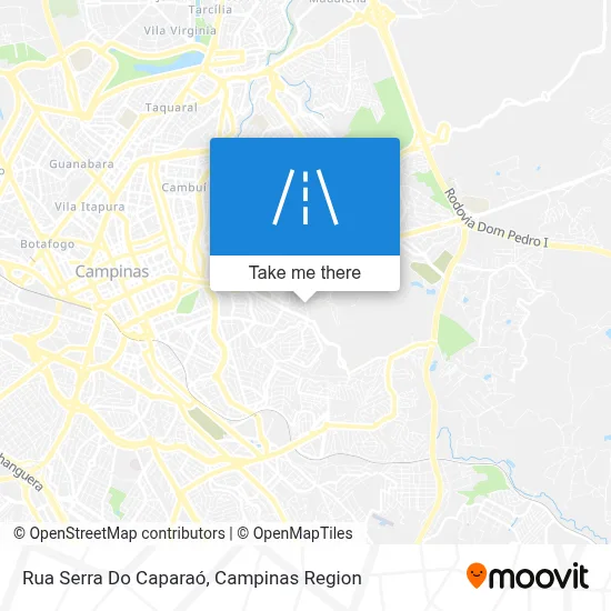 Rua Serra Do Caparaó map