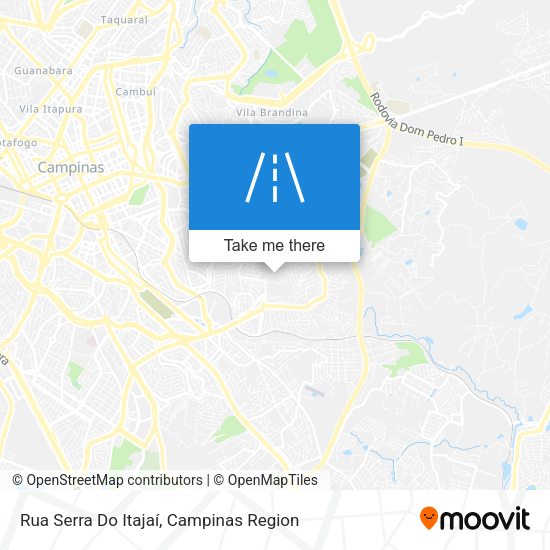 Rua Serra Do Itajaí map