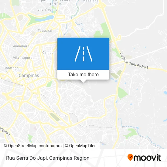 Rua Serra Do Japi map