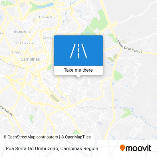 Rua Serra Do Umbuzeiro map