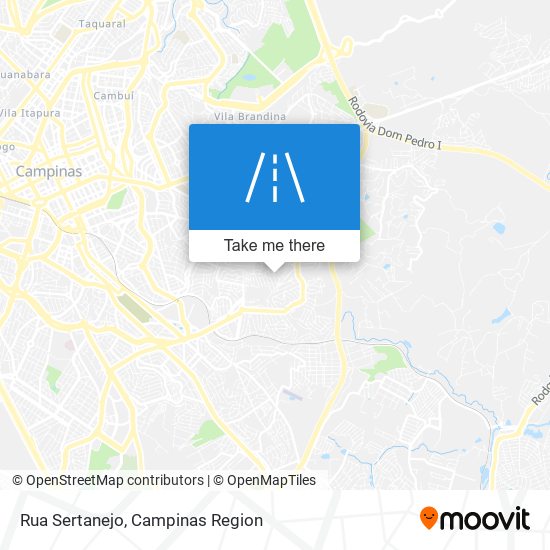 Rua Sertanejo map