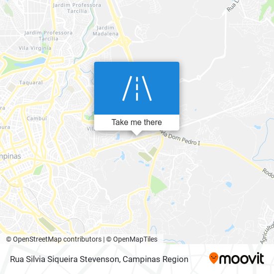 Rua Silvia Siqueira Stevenson map