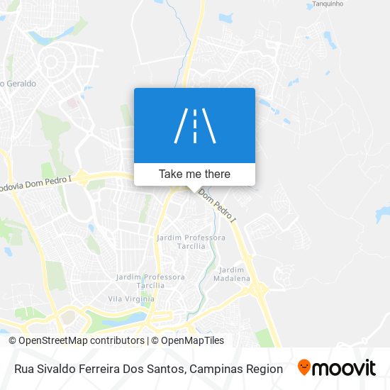 Mapa Rua Sivaldo Ferreira Dos Santos