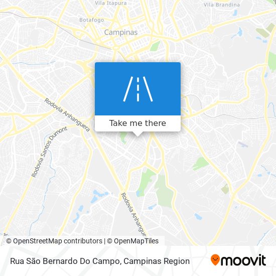 Mapa Rua São Bernardo Do Campo