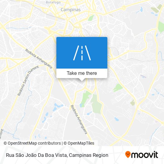 Mapa Rua São João Da Boa Vista