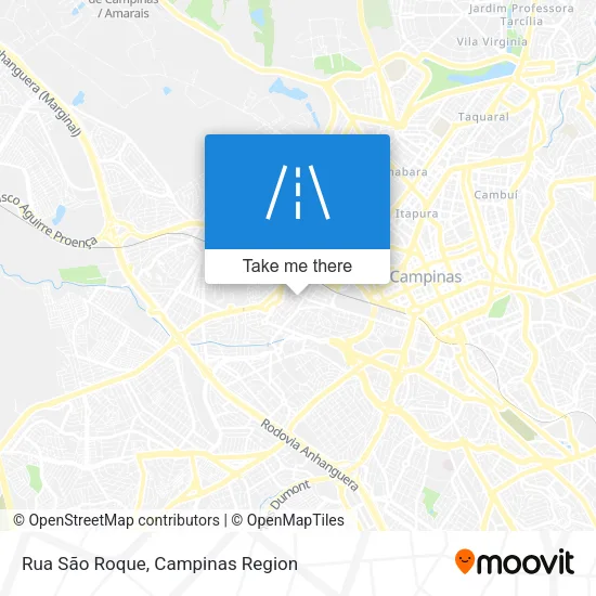 Rua São Roque map