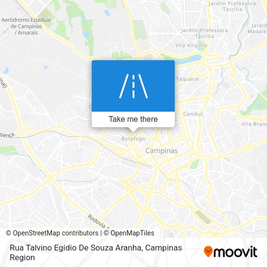 Rua Talvino Egídio De Souza Aranha map