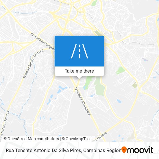 Mapa Rua Tenente Antônio Da Silva Pires