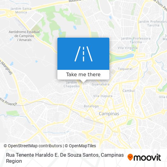 Rua Tenente Haraldo E. De Souza Santos map