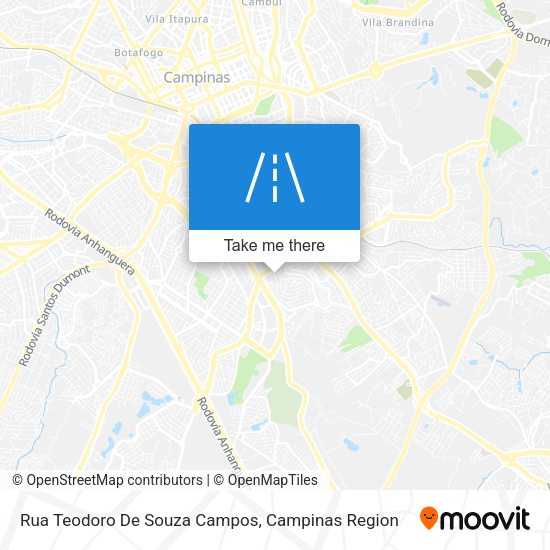 Rua Teodoro De Souza Campos map