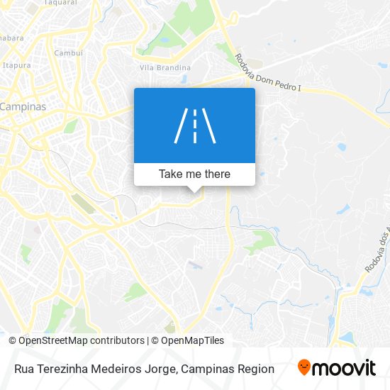 Rua Terezinha Medeiros Jorge map