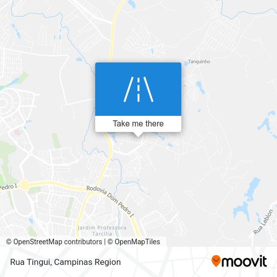 Rua Tingui map