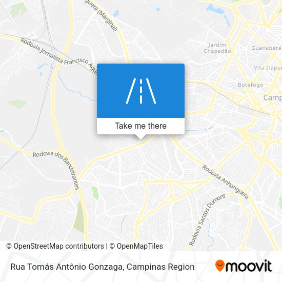 Rua Tomás Antônio Gonzaga map