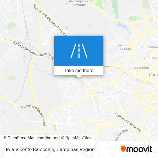 Rua Vicente Balocchio map