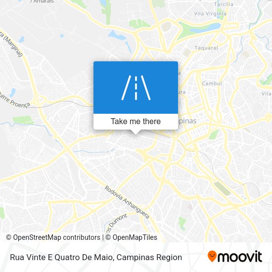 Rua Vinte E Quatro De Maio map