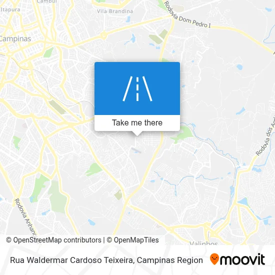 Rua Waldermar Cardoso Teixeira map