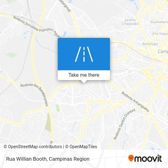 Rua Willian Booth map