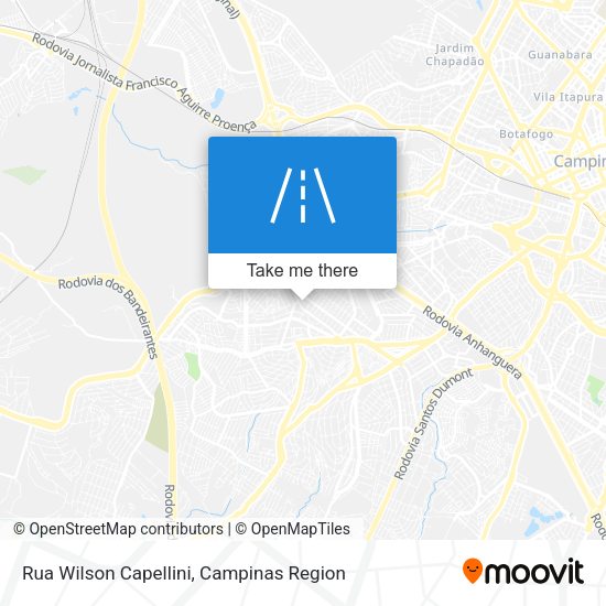 Rua Wilson Capellini map