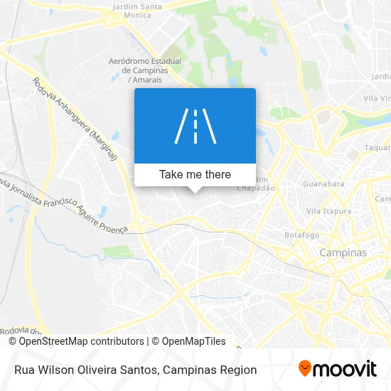 Rua Wilson Oliveira Santos map