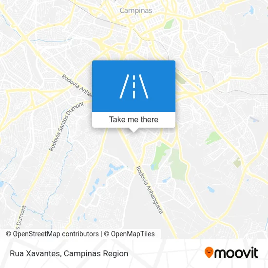 Rua Xavantes map