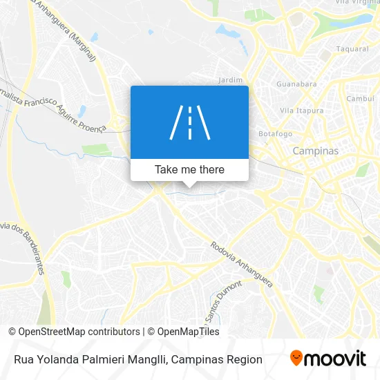 Rua Yolanda Palmieri Manglli map