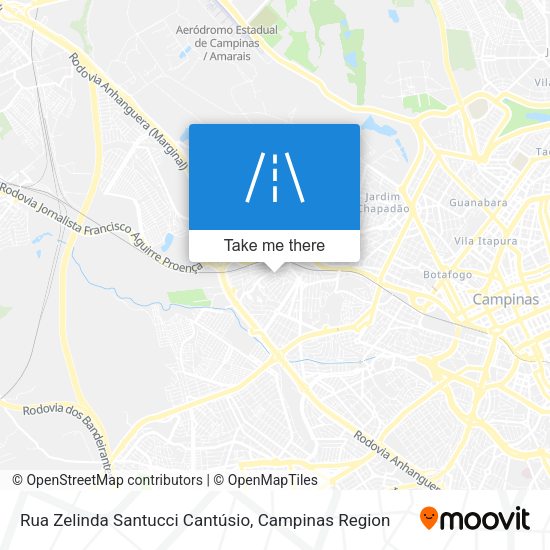 Rua Zelinda Santucci Cantúsio map